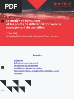 Le Metier de Consultant Et Les Points de Differenciation Avec Le Management de Transition 3 PDF