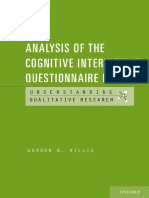 (Understanding Qualitative Research) Gordon B. Willis - Analysis of The Cognitive Interview in Questionnaire Design-Oxford University Press (2015)