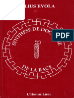 (By Julius Evola) Synthse de Doctrine de La Race 3629688 PDF