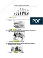 Examen de Salida Quinto de Primaria