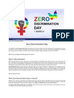 Zero Discrimination Day