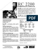 RC-2200 Rubber Compound Specification Sheet