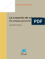 La Creación de Empresas. Un Enfoque Gerencial