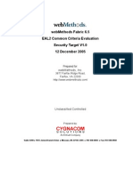 Webmethods Fabric 6.5 Eal2 Common Criteria Evaluation Security Target V1.0 12 December 2005