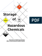 Safe Storage Of: University of California, Berkeley Office of Environment, Health & Safety