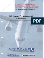 Jaa Atpl Book 08 - Oxford Aviation Jeppesen - Human Performance