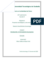 Formulacion de Proyectos