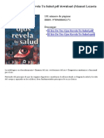 El Iris de Tus Ojos Revela Tu Salud PDF