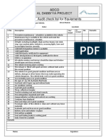 Equipment Monthly Inspection Checklist