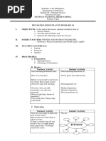 Detailed Lesson Plan in P.E. (Fitness and Warm Up Exercise)