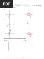 Trigonometry Finding Angles Coterminal Angles Reference Angles TFACARA