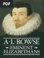 A. L. Rowse (Auth.) - Eminent Elizabethans-Palgrave Macmillan UK (1983) PDF