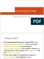 International Monetary Fund: Introduction by Faiza Aziz