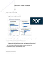 Environmental Analysis and SWOT