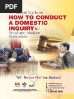 A Practical Guide On How To Conduct A Domestic Inquiry For Small and Medium Enterprises PDF