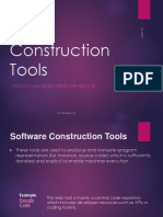 SOftware Construction Tools PDF