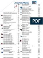 Lista de Precios PC Azteca Alpujarra Noviembre