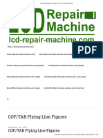 COF - TAB Flying Line Figures - LCD TV Repair Machine