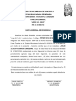 Carta de Residencia