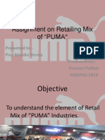 Assignment On Retailing Mix of