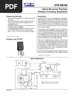 Quasi-Resonant Topology Primary Switching Regulators: STR-W6765