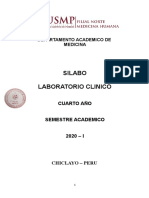 Silabo - Laboratorio - Clinico - 2020 - I - KC (10649)