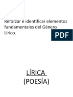 Lírica 1ro Medio Reforzamiento