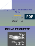 Dining Etiquettes