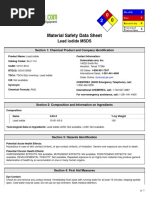 Material Safety Data Sheet