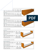 Standard Shipping Containers