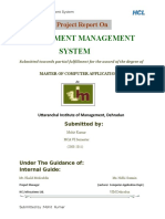 Assignment Management System Project Report