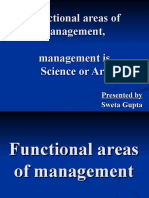 Functional Area of Management