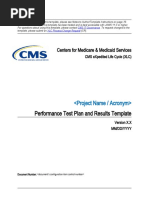 Perf Test Plan Results Template