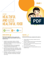 GR01 - L01 - Healthful Vs Less Healthful Food PDF