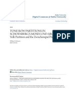 Schoenberg Moses Und Aron Analysis Partitioning