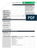 IC Project Charter Template 8556