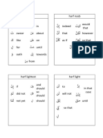 Arabic Harf Chart