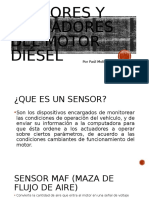 Sensores y Actuadores Del Motor Diésel