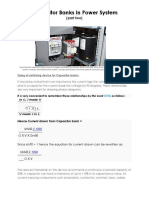 Capacitor Banks in Power System (Part-2) - EEP