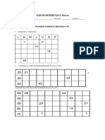 Leer y Escribir Números Hasta El Nº 50 (2º Básico)