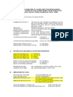 Informe de Estado Situacional de La Obra