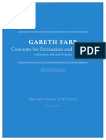 Gareth Farr Percussion Concerrto - Fullscore PDF