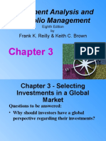 Chapter 3 - Selecting Investments in A Global Markets