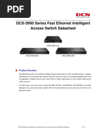 DCS-3950 L2 Fast Ethernet Intelligent Access Switch Datasheet R5 v3.1