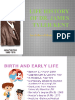 Life History of Dr.J.T. Kent