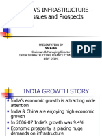 India'S Infrastructure - Issues and Prospects