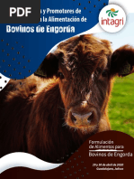 Uso de Aditivos y Promotores de Crecimiento en La Alimentación de Bovinos de Engorda PDF