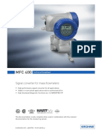 Krohne mfc400 Datasheet