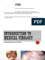 2018 Virologi 1 Introduction To Medical Virology PDF