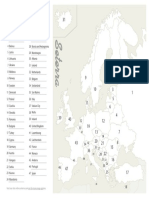 Europe Countries Quiz Key PDF